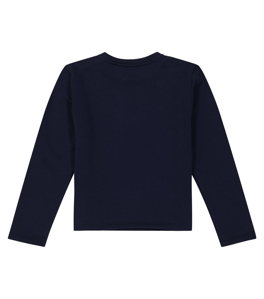  Versace Kids Versace Kids Logo Cotton Jersey Sweatshirt 