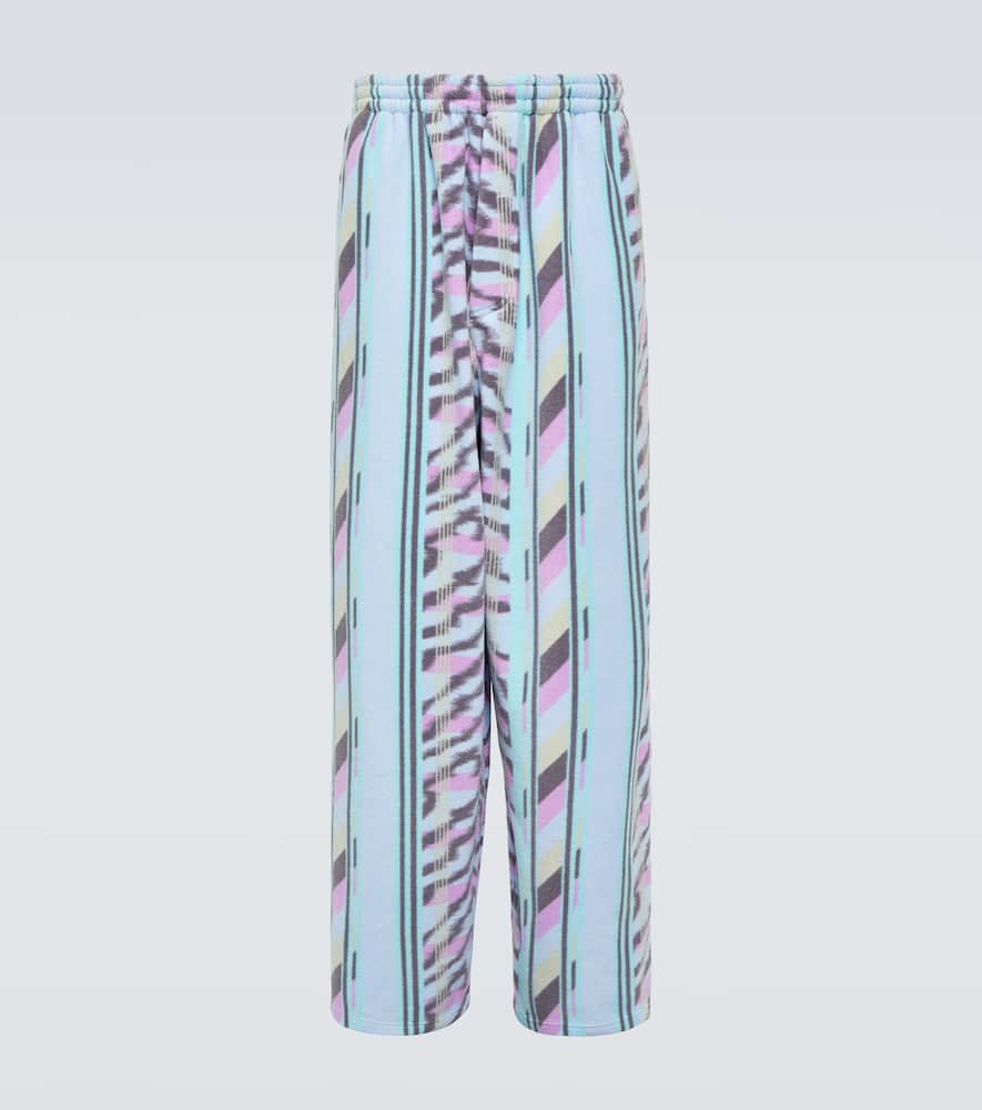 Printed fleece sweatpants