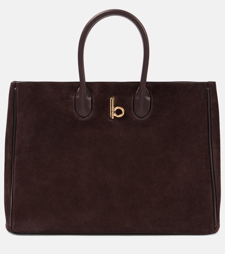 Burberry Rocking Horse Medium suede tote bag