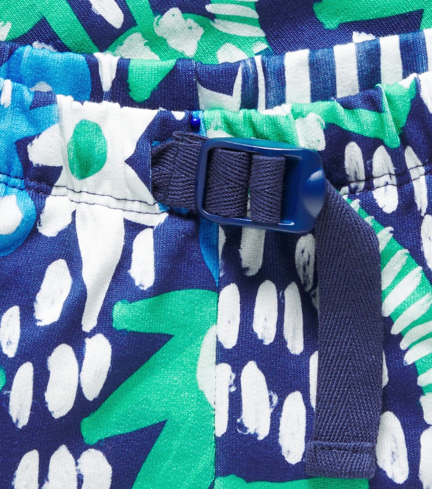 Fabula Printed Cotton-blend Bermuda Shorts In Est Tatudobem Fundo Azul