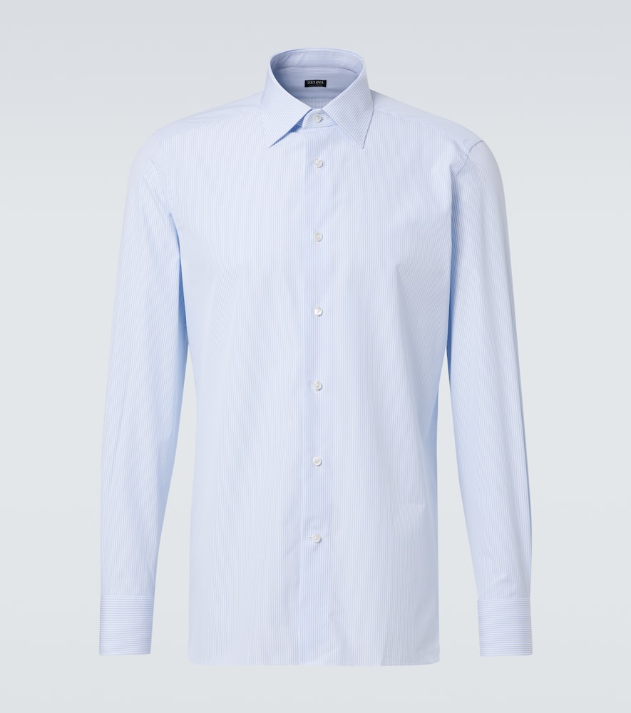 Zegna Striped cotton shirt