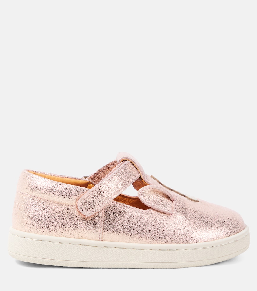  Donsje Donsje Esterre Metallic Leather Flats 