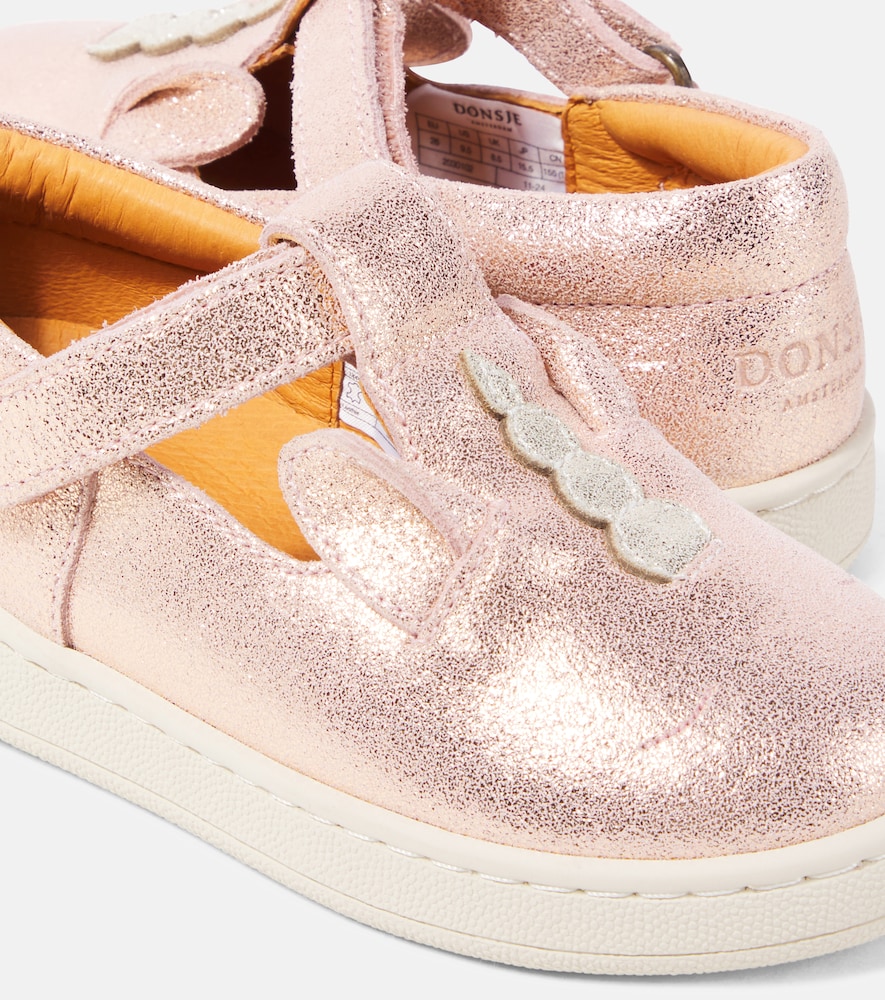  Donsje Donsje Esterre Metallic Leather Flats 