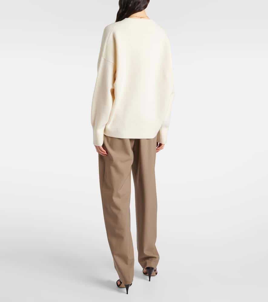 Rohe Wool-blend Sweater In White