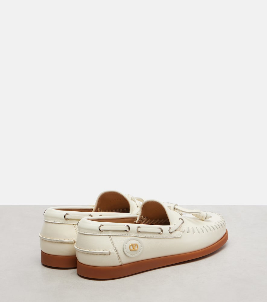  Valentino Garavani Valentino Garavani Segelschuhe Palm Avenue Vlogo Aus Leder 