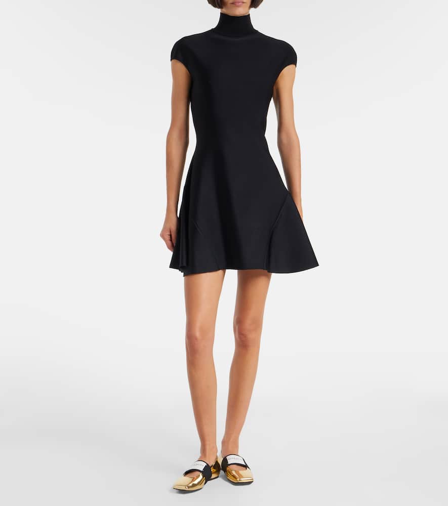 Givenchy Knitted Minidress In Black