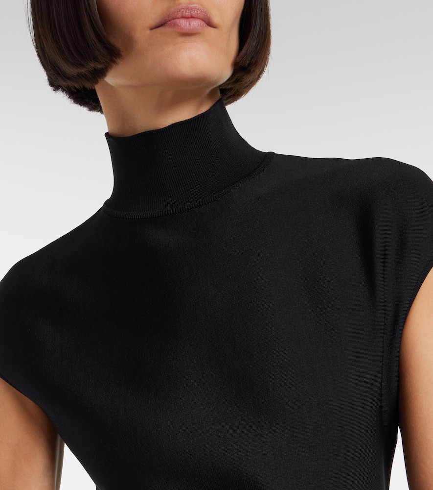Givenchy Knitted Minidress In Black