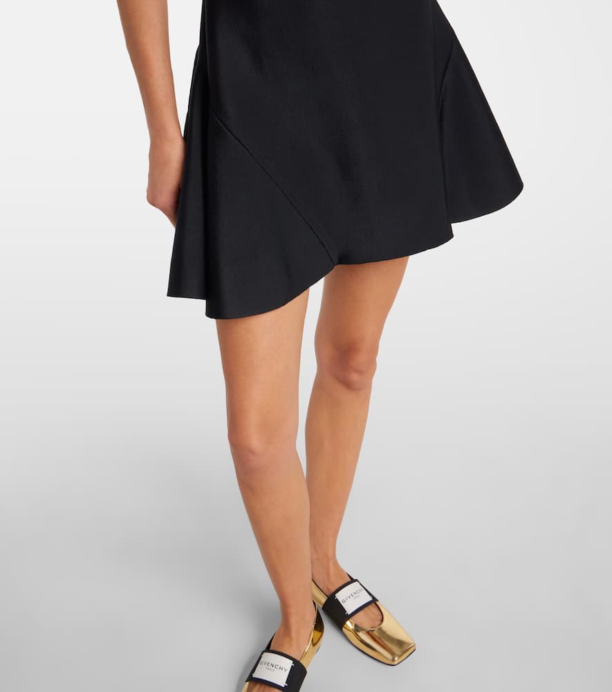 Givenchy Knitted Minidress In Black