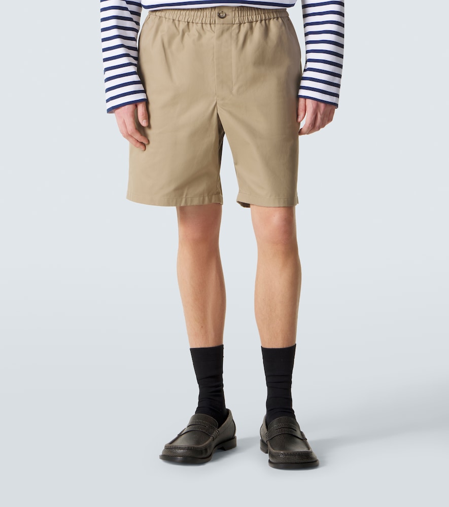  Ami Paris Ami Paris Bermuda-shorts Aus Baumwoll-gabardine 