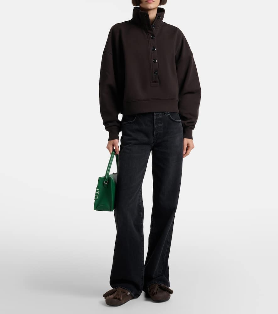 Citizen Of Humanity Annina 33 Wide-leg Jeans In Black