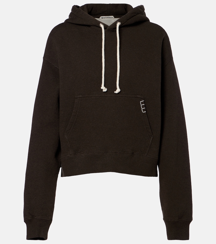 JW Anderson Cropped cotton hoodie