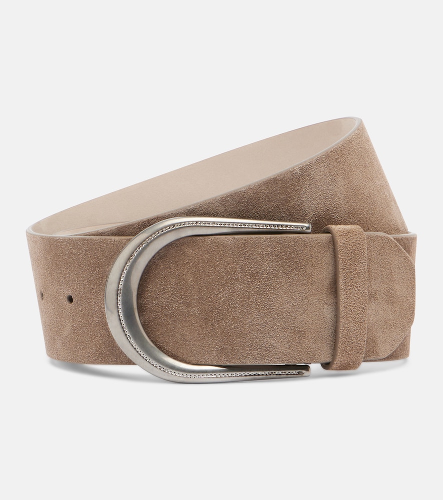 Brunello Cucinelli Women's Beige Monili Suede Belt Inch Size 31.5 - Mytheresa