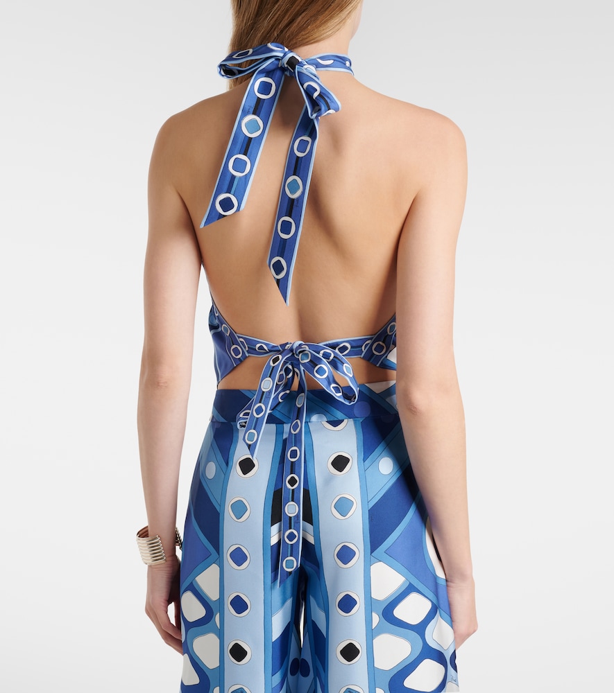  Pucci Pucci Bedrucktes Top Vivara Aus Seide 
