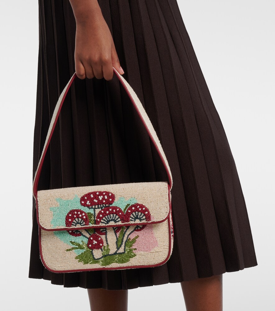 Staud Tommy beaded shoulder bag