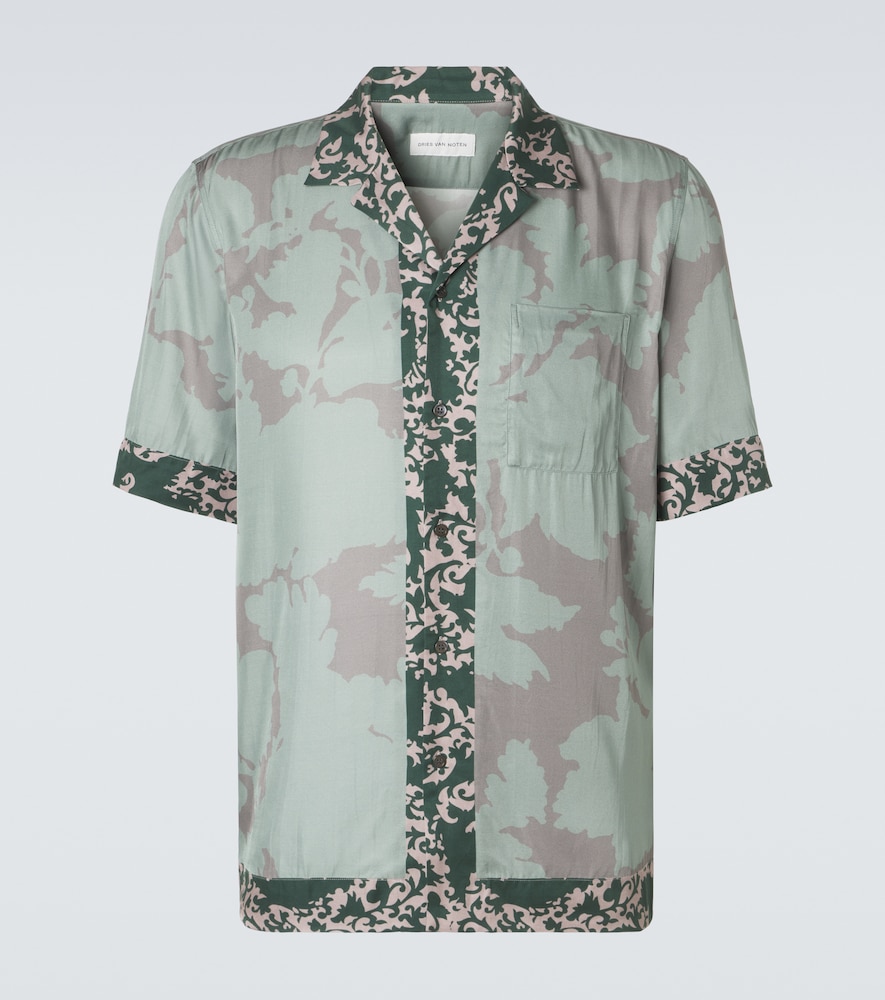 Dries Van Noten Dries Van Noten Printed bowling shirt　ドリス ヴァン ノッテン プリント ボウリング シャツ