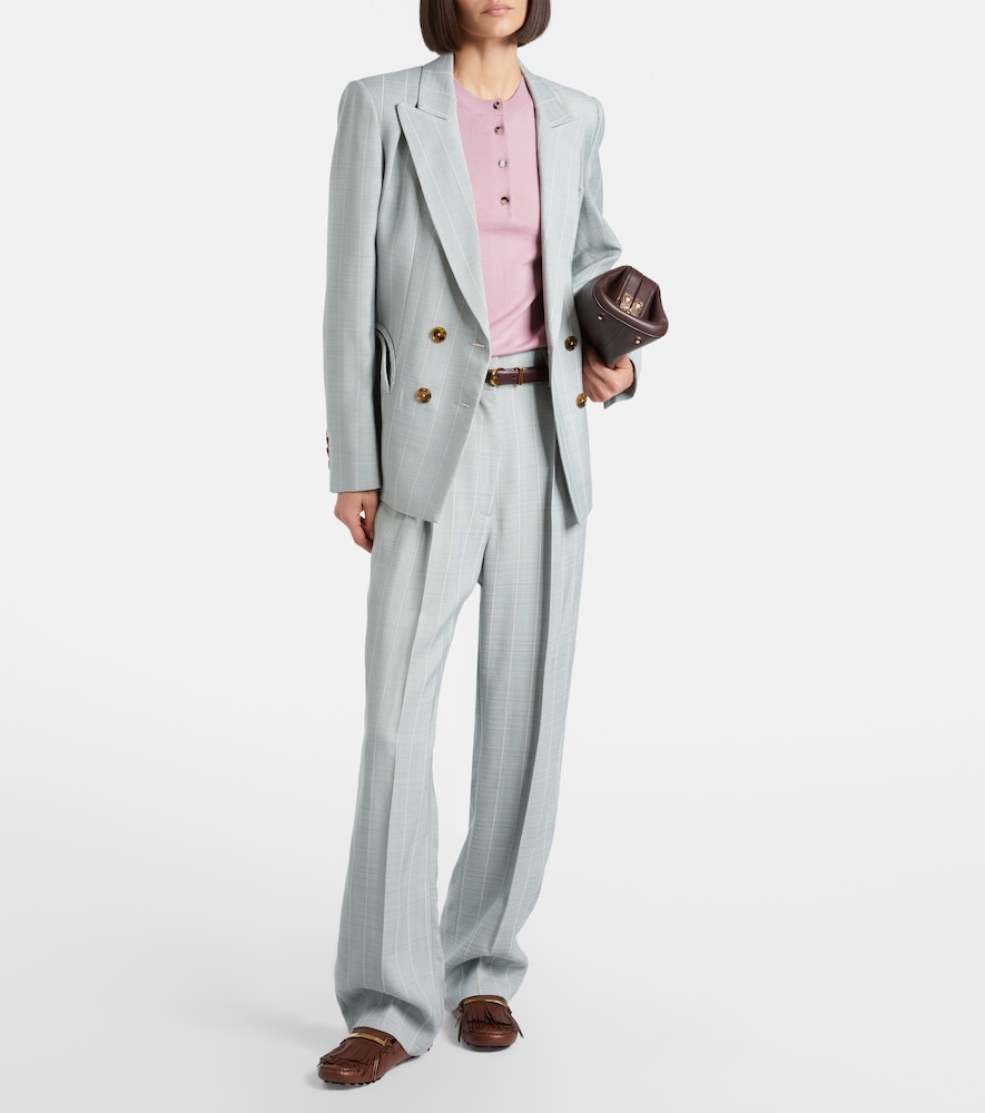 Blazé Milano After You Charmer pinstripe double-breasted blazer