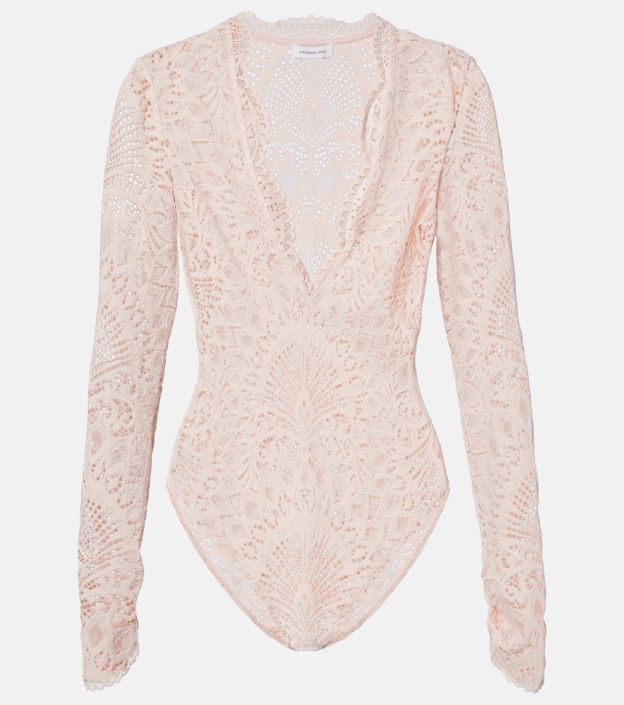 Alexandra Miro Ariella sheer lace bodysuit