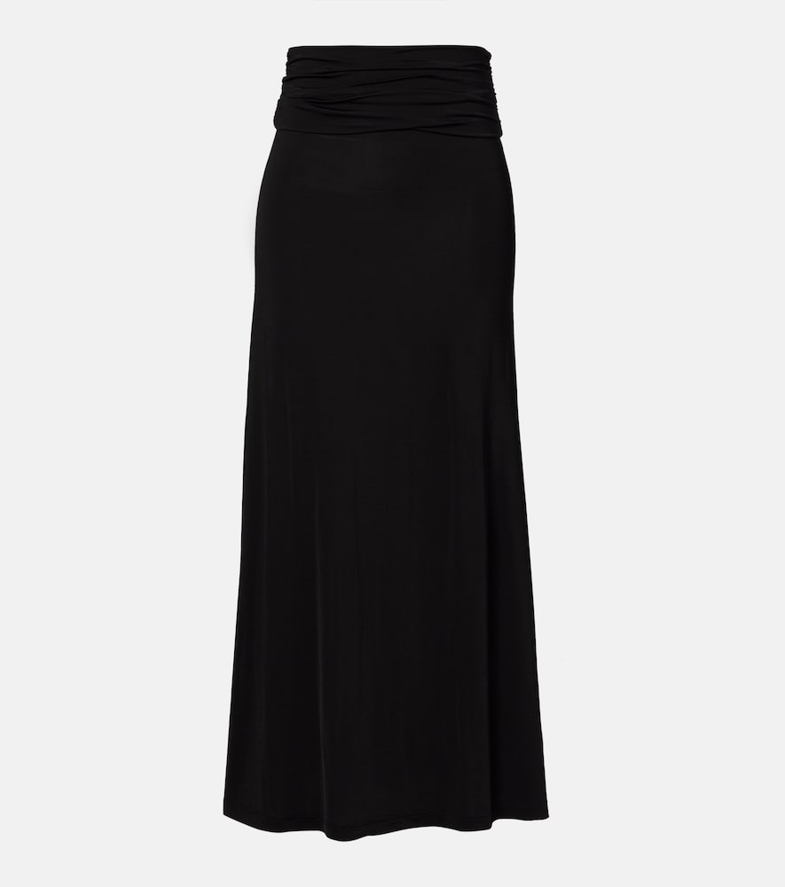 Aya Muse Freya draped maxi skirt