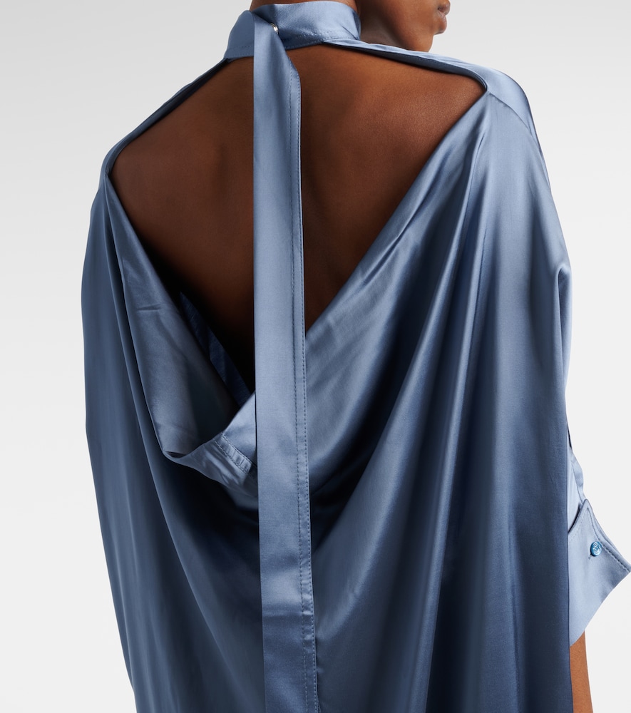 Acne Studios Acne Studios Midikleid Aus Satin 