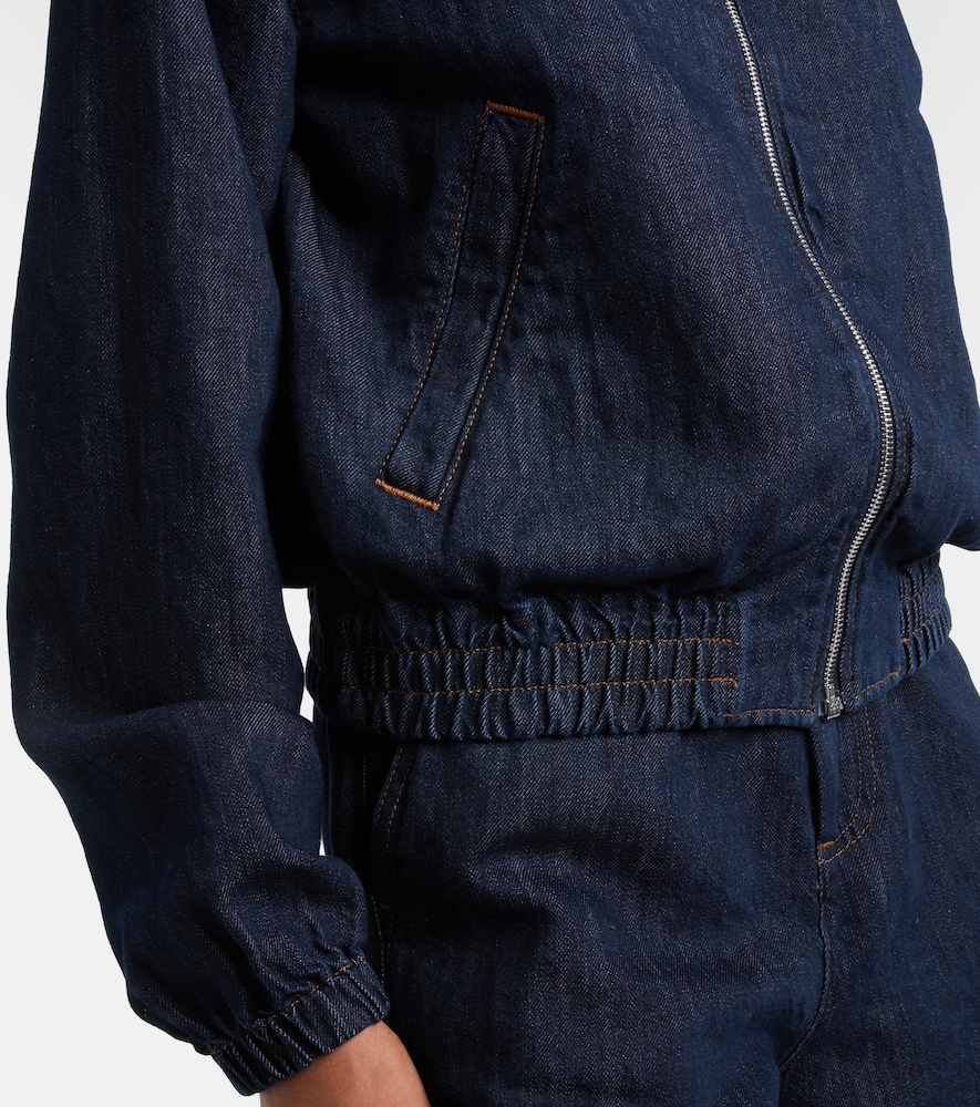  7 For All Mankind 7 For All Mankind Bomberjacke Aus Denim 