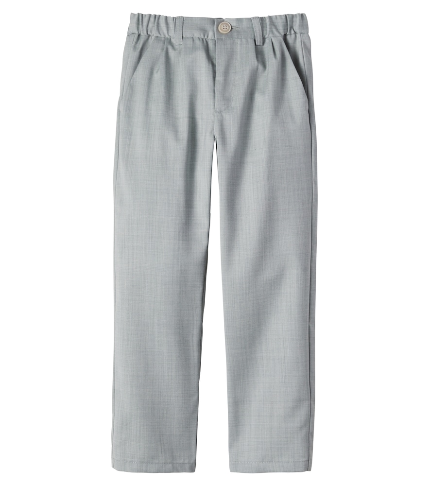 Bonpoint Green Stephen Wool Pants Y Size 6 - Mytheresa