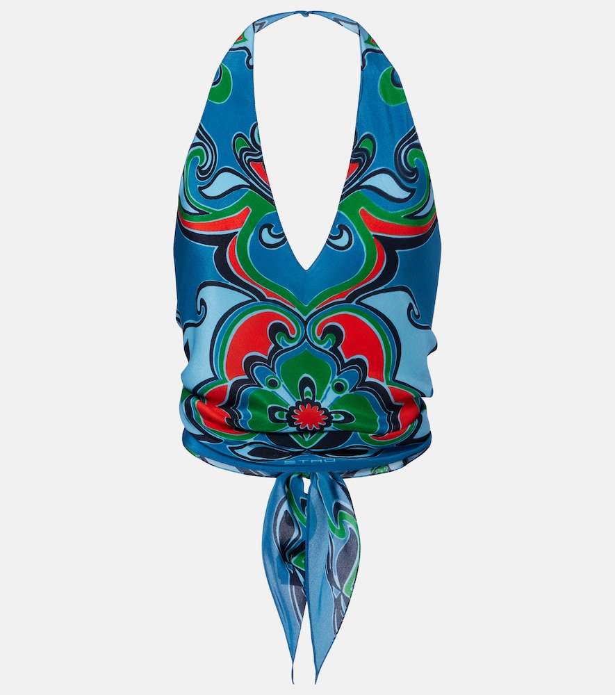 Etro Printed silk top　エトロ プリント シルク トップス Etro