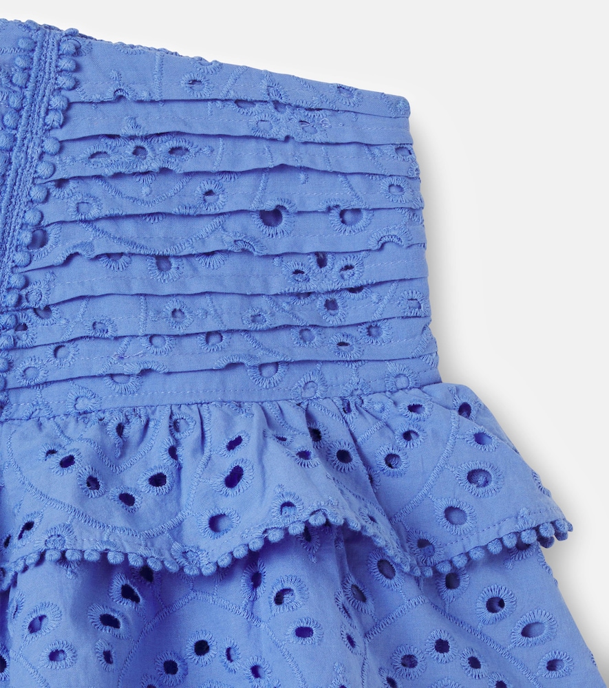  Poupette St Barth Kids Poupette St Barth Kids Skort Alizee Aus Baumwolle 