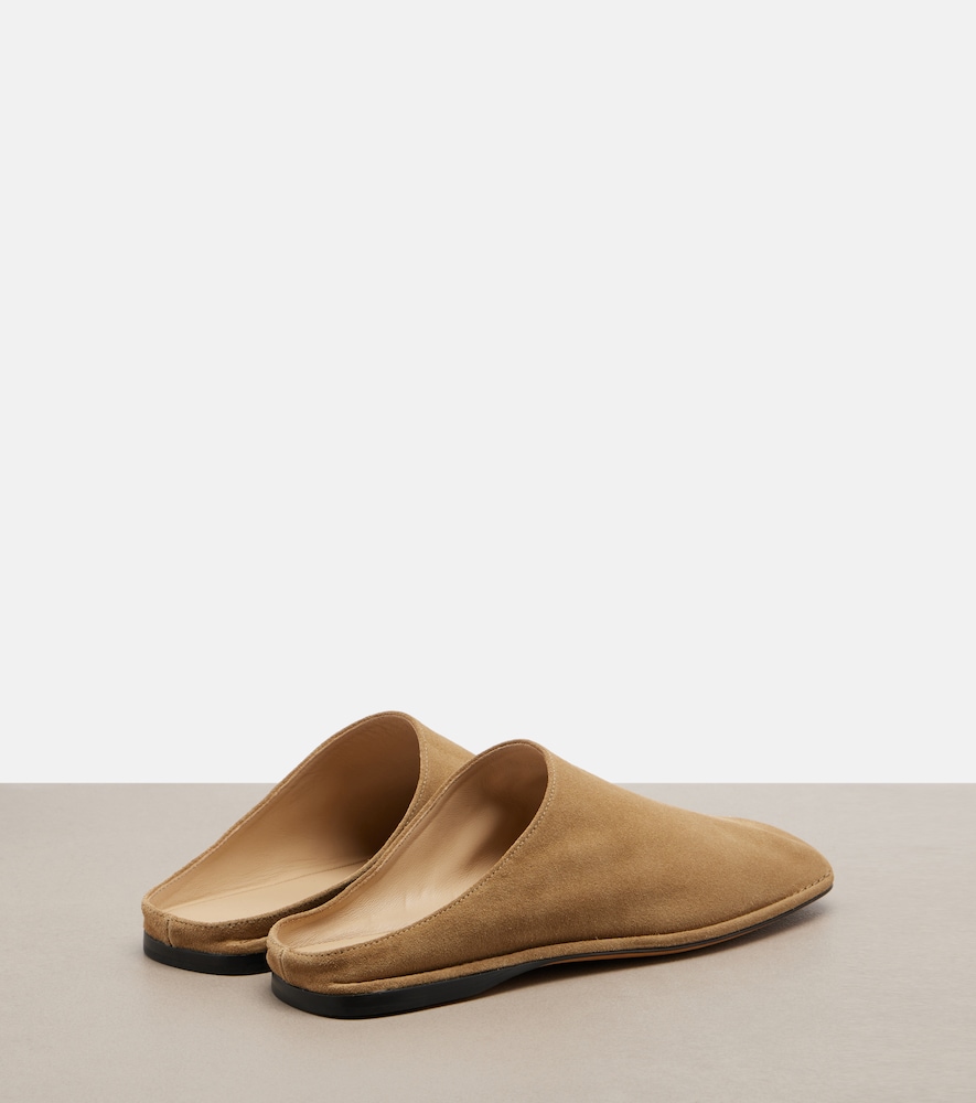  The Row The Row Slippers Piper Aus Veloursleder 