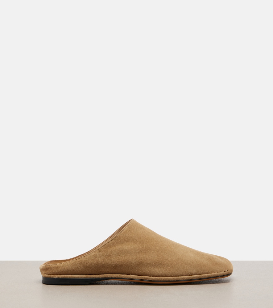  The Row The Row Slippers Piper Aus Veloursleder 