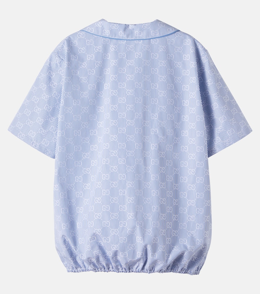  Gucci Kids Gucci Kids Hemd Gg Aus Baumwollpopeline 