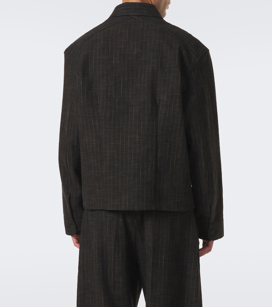 Studio Nicholson Kelver striped cotton and wool-blend jacket | Thumbnail 7