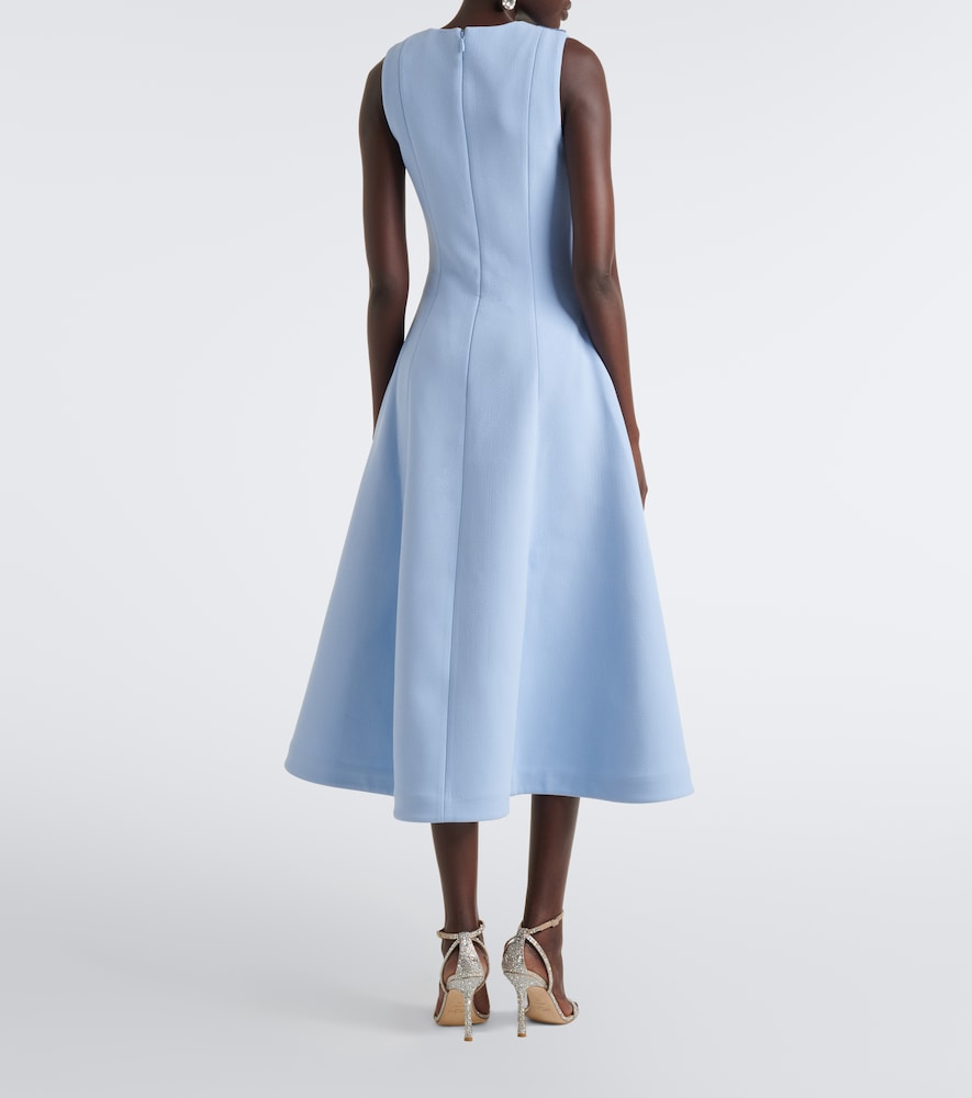 Aylin Embellished Crêpe Midi Dress
