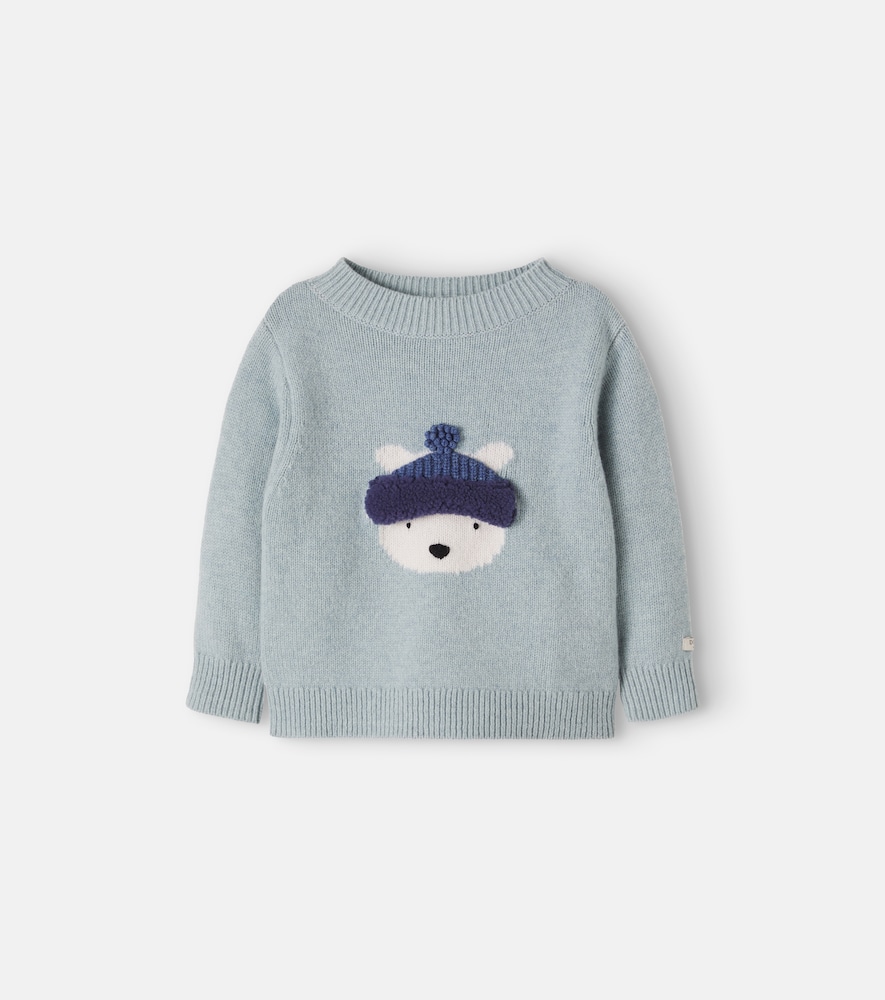 Baby Pullover Denn aus Wolle