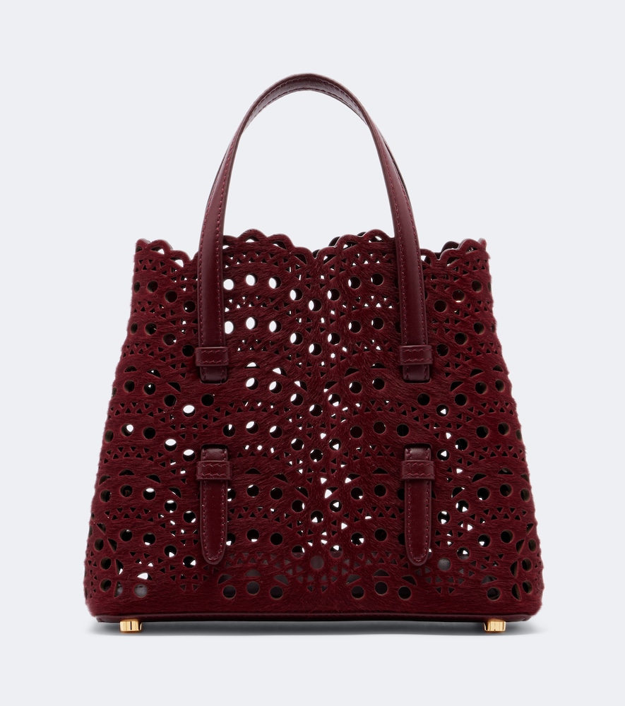 Alaïa Henkeltasche Mina 20 Small aus Leder