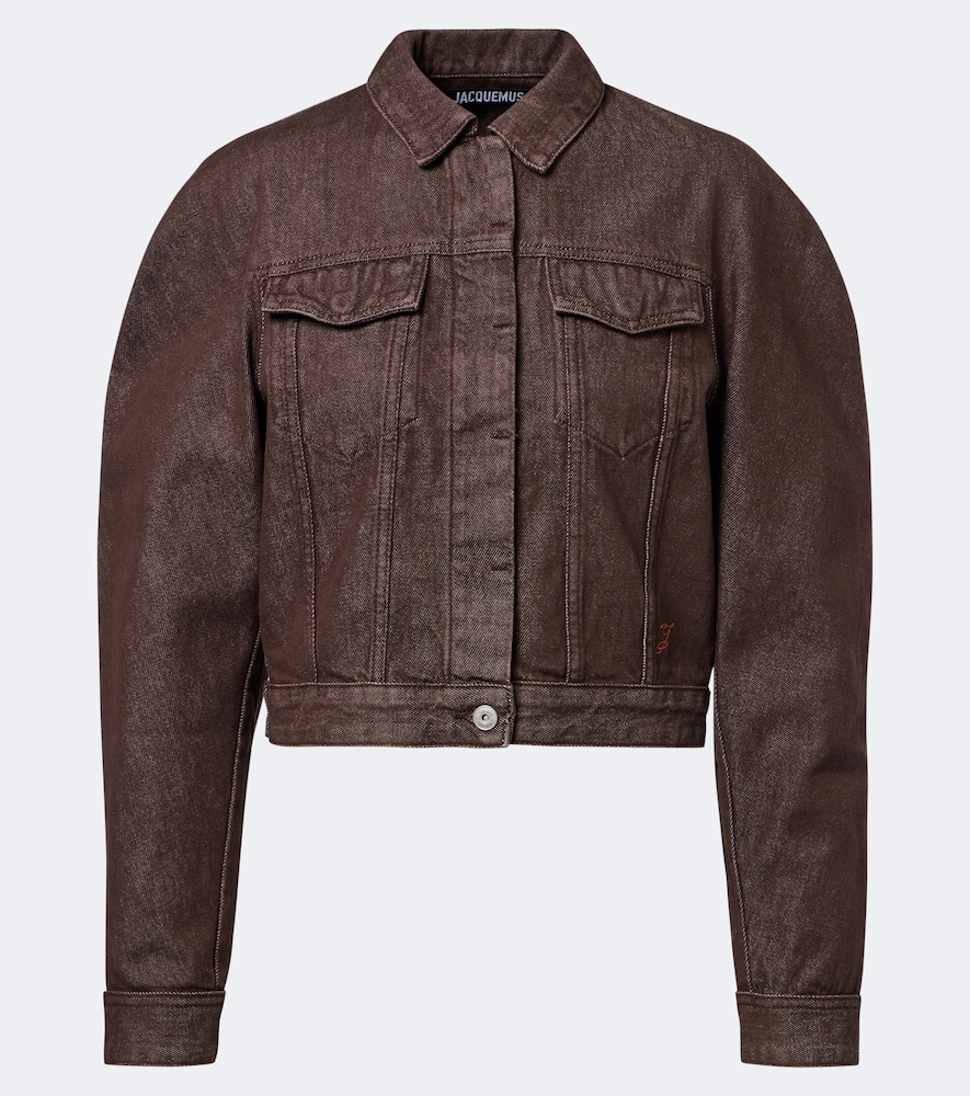 Jacquemus Veste courte Ovalo en denim 650 €