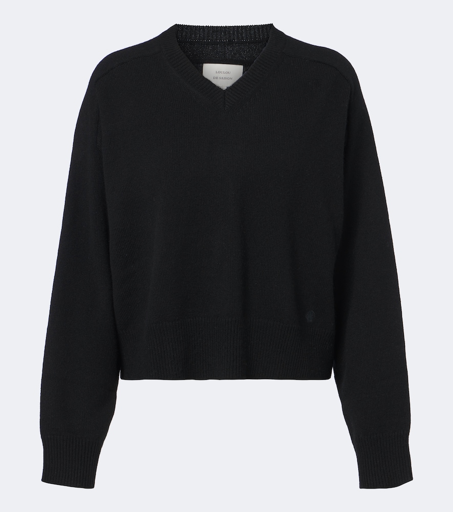 Loulou de Saison Pull court Anzor en cachemire