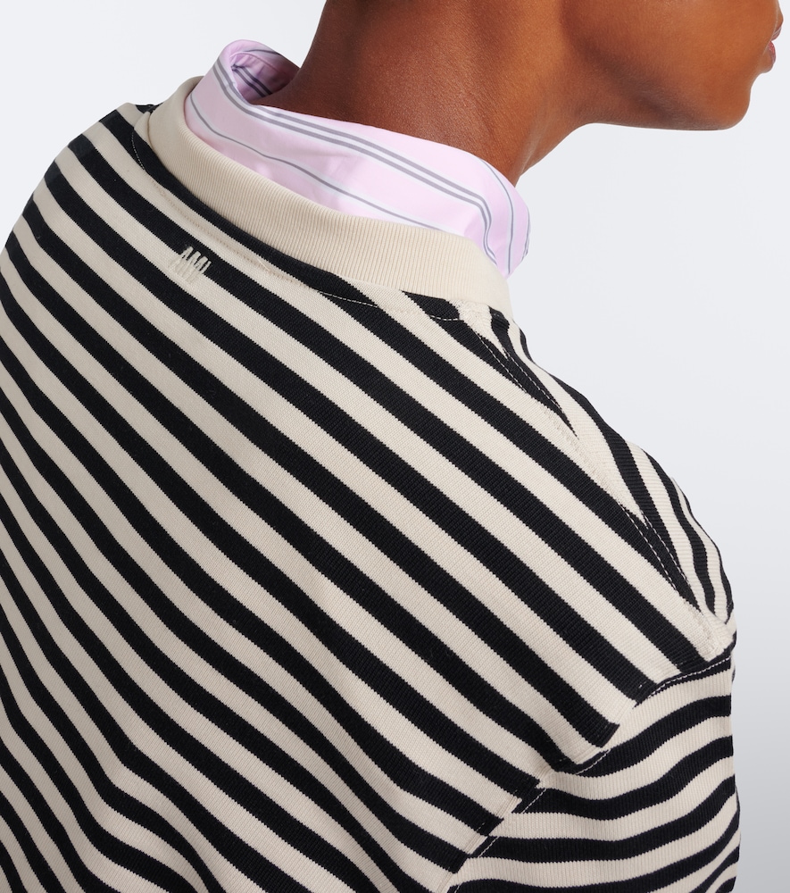 Ami De Coeur Striped Cotton T-Shirt