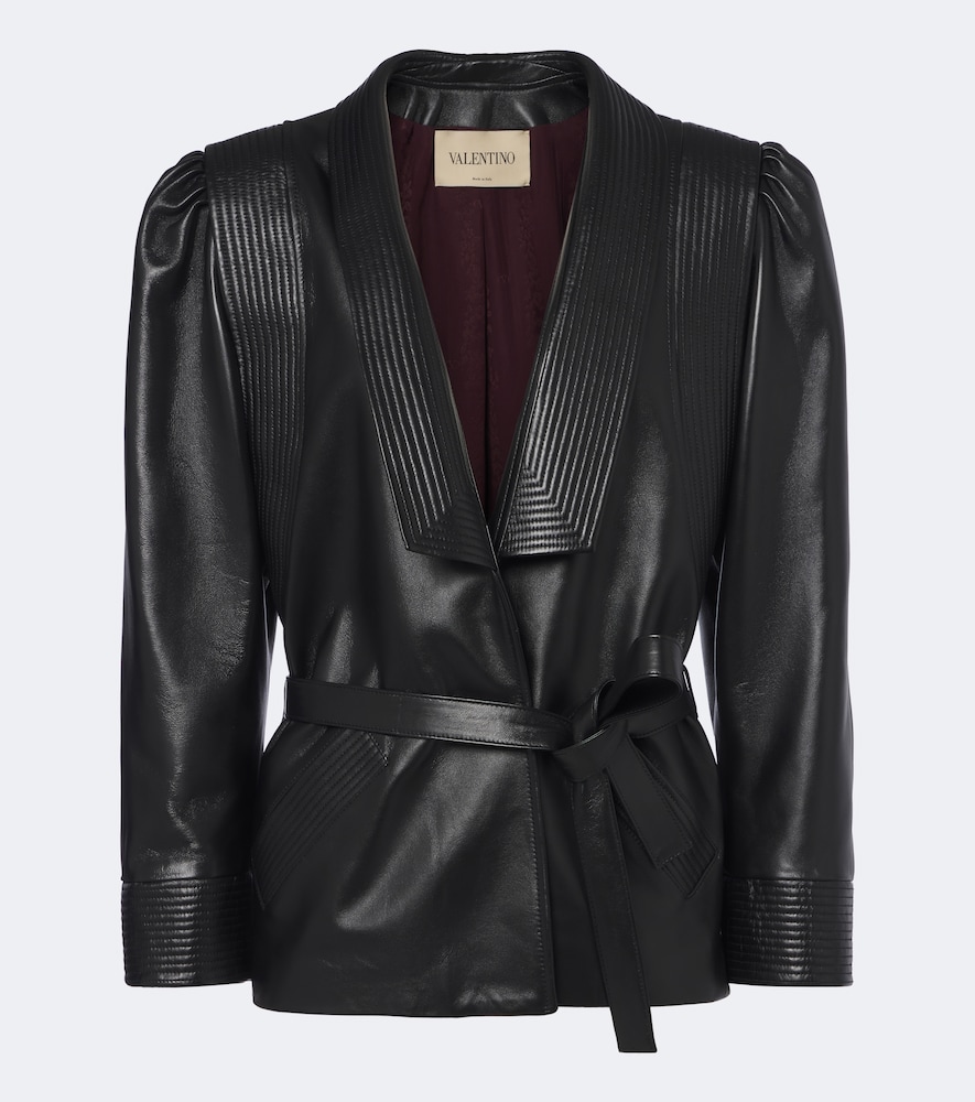 Jacke aus Leder