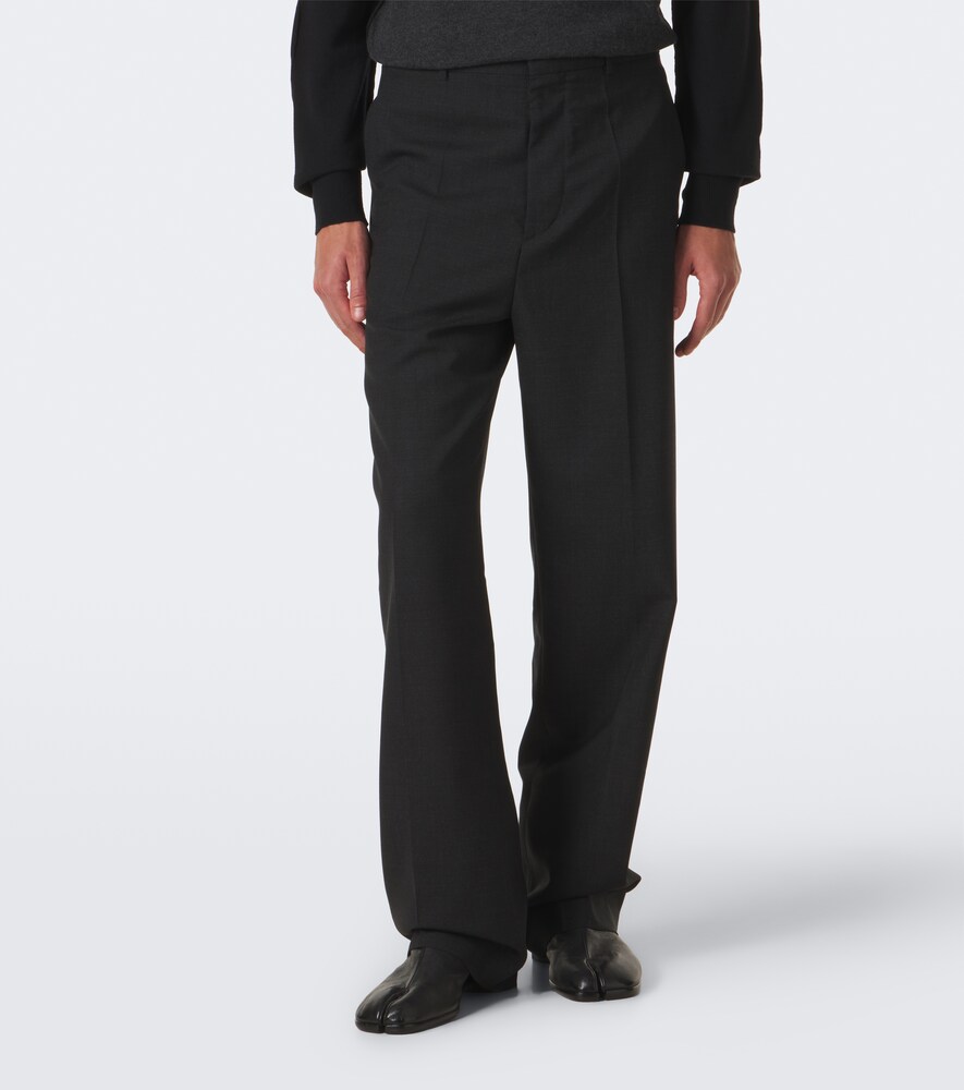 Wide-Leg Pants Wool