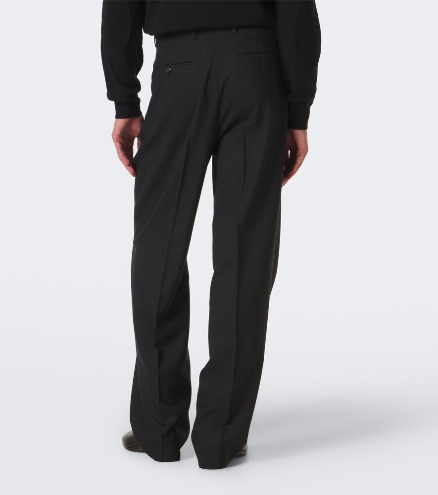 Wide-Leg Pants Wool