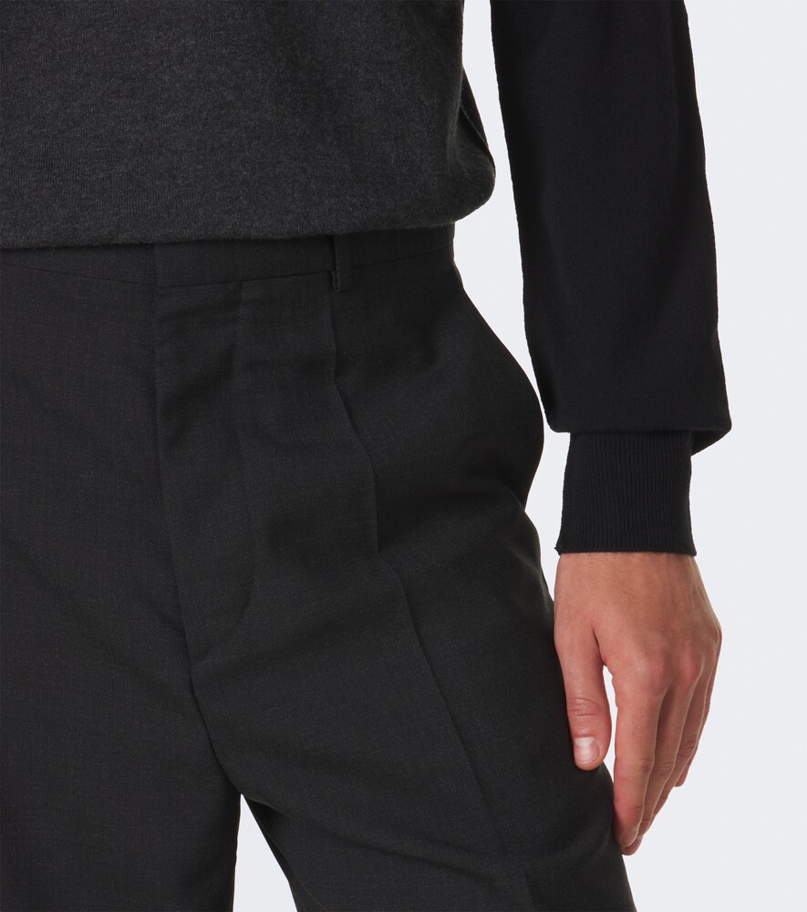 Wide-Leg Pants Wool