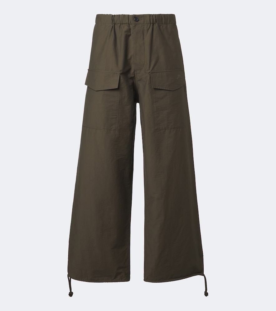 Pantaloni a gamba larga in misto cotone