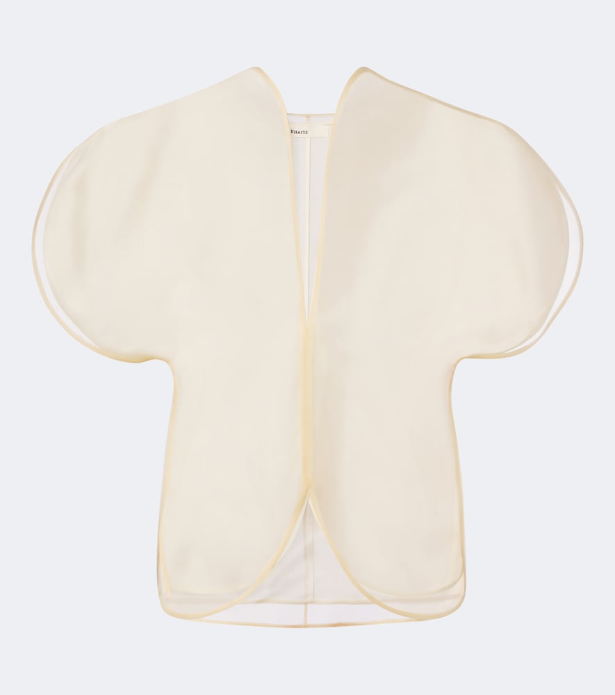 Top Briar in organza di seta