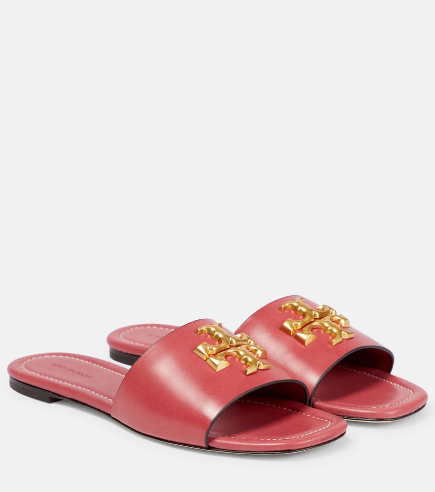 Tory burch leather 2025 slides