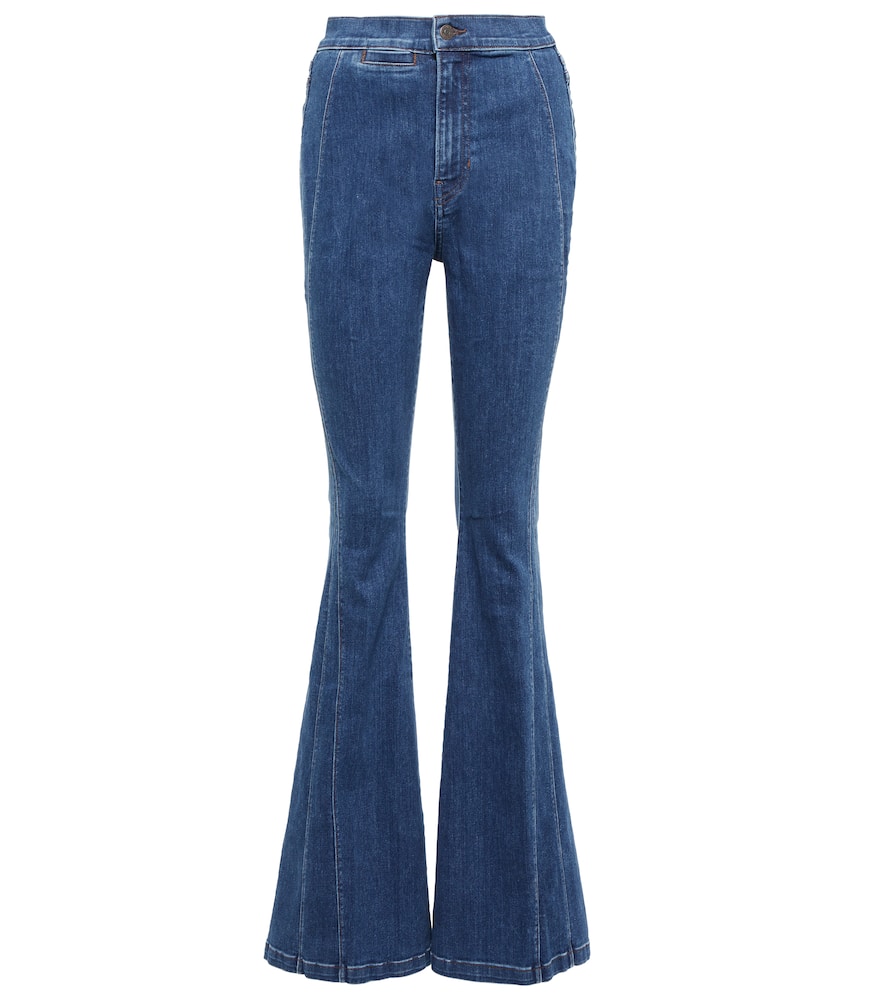 Veronica Beard Sheridan high-rise flared jeans