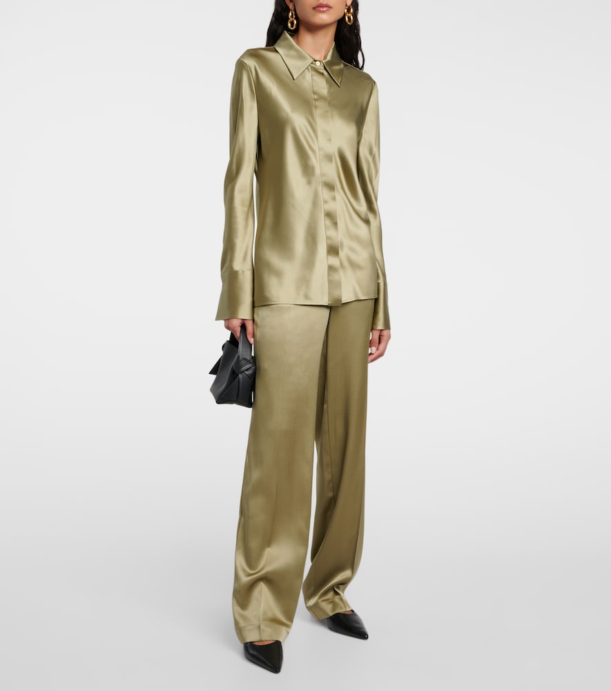  Joseph Joseph Brunel Silk Satin Blouse 