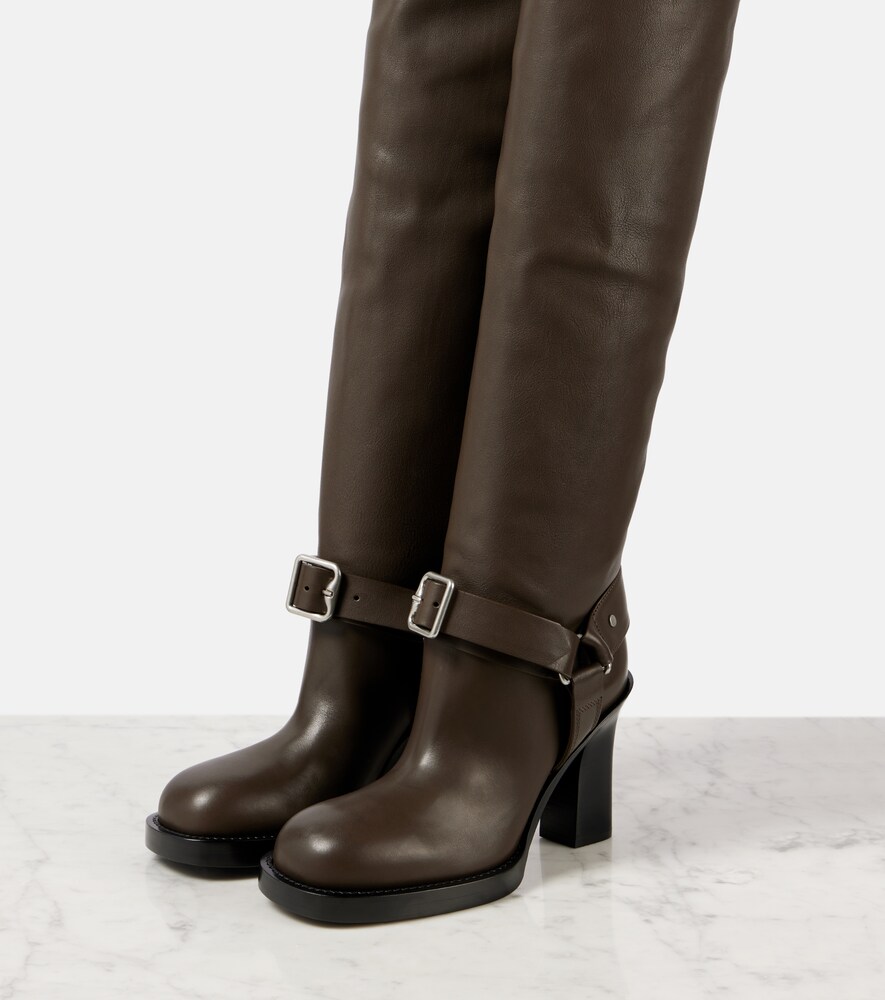  Burberry Burberry Botas Mosqueteras De Piel 
