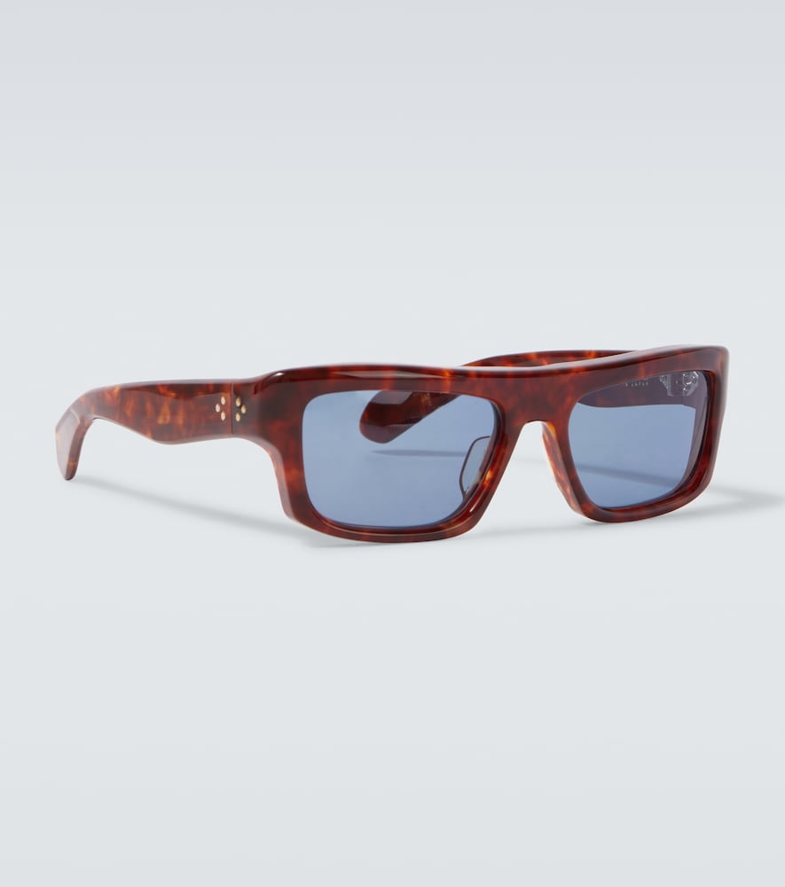  Jacques Marie Mage Jacques Marie Mage Cleavon 57 Rectangular Sunglasses 