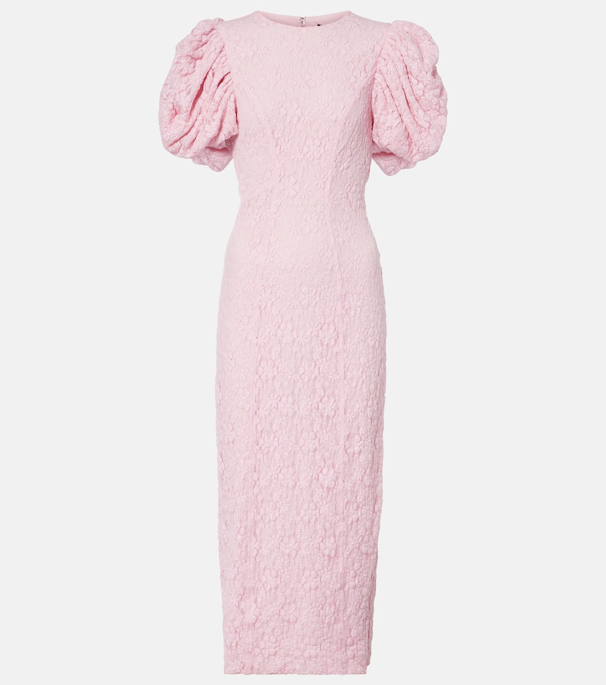 Lace midi dress