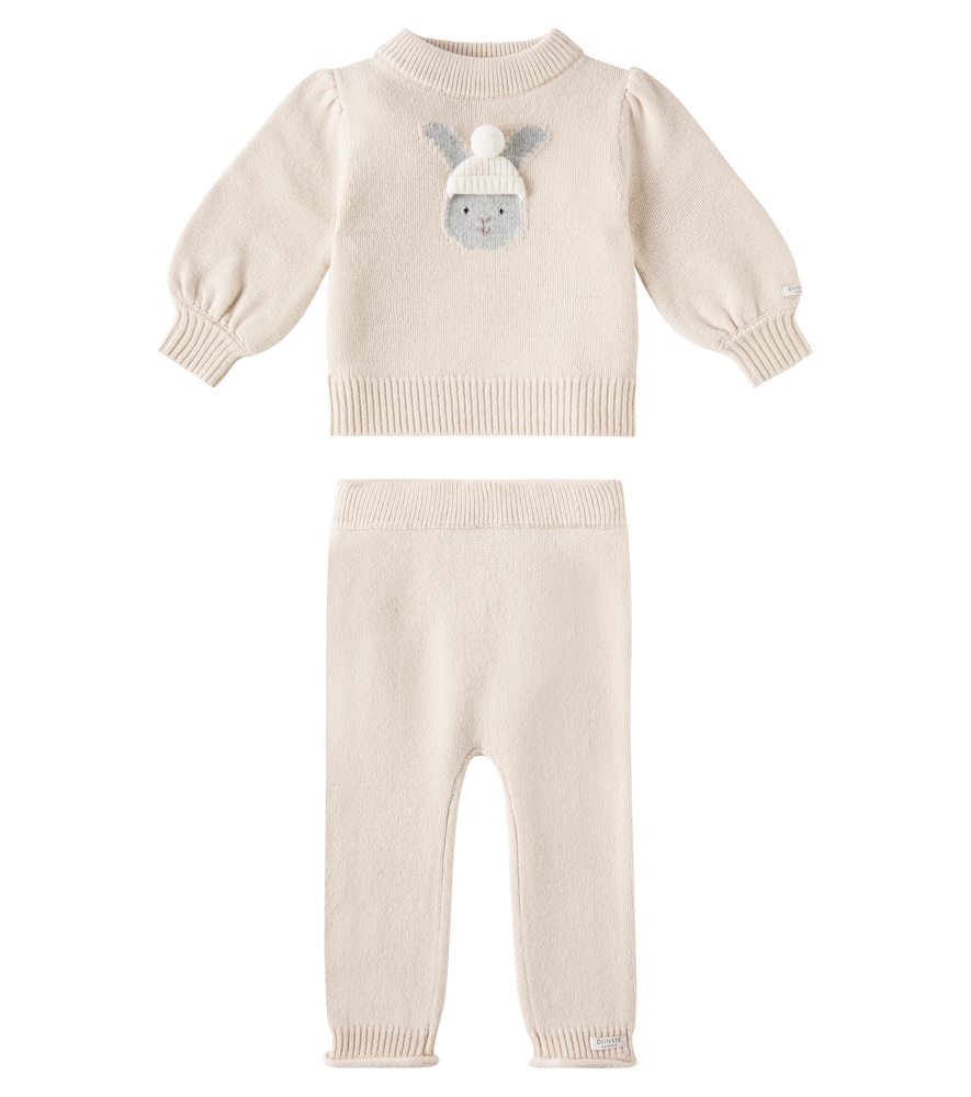 Donsje Denna And Trig Wool Sweater And Pants Set In Soft Sand
